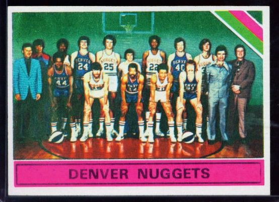 321 Denver Nuggets Team Card